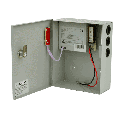 img1573large.png Sursa de alimentare 12V, 3A, back-up in cabinet metalic SDC-12-3B - imagine 2