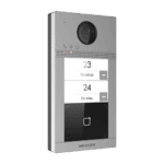Panou exterior videointerfon TCP/IP pentru 2 familii, Wi-Fi 2.4GHz, control acces integrat - HIKVISION DS-KV8213-WME1