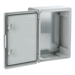 Cutie distributie IP65 din ABS gri, usa mata, placa metalica, 350x500x190 mm PP3006 - imagine 2