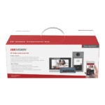 KIT videointerfon pentru o familie, Wi-Fi 2.4Ghz, monitor 7 inch - HIKVISION DS-KIS604-S - imagine 2