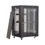 Rack podea 22U 19'' 600x800, capacitate incarcare 500 Kg, negru - ASYTECH Networking ASY-22U-6080E - imagine 3