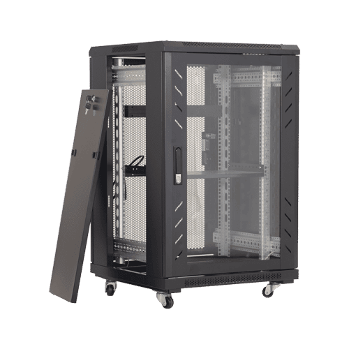 img6099large.png Rack podea 22U 19'' 600x800, capacitate incarcare 500 Kg, negru - ASYTECH Networking ASY-22U-6080E - imagine 3