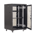 Rack podea 22U 19'' 600x800, capacitate incarcare 500 Kg, negru - ASYTECH Networking ASY-22U-6080E - imagine 4