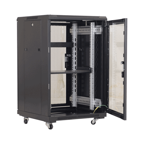 img6100large.png Rack podea 22U 19'' 600x800, capacitate incarcare 500 Kg, negru - ASYTECH Networking ASY-22U-6080E - imagine 4