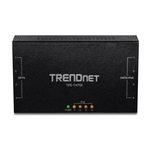 img6253large.gif Injector Gigabit 4 x PoE+, putere 65W - TRENDnet TPE-147GI - imagine 2