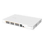 Management Switch 24 x Gigabit PoE+ Out 450W, 4 x SFP+ 10Gbps - Mikrotik CRS328-24P-4S+RM - imagine 2