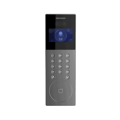 img6671large.png Panou exterior videointerfon TCP/IP pentru blocuri si spatii birouri, control acces integrat card si DETECTIE FACIALA  - HIKVISION DS-KD9203-E6 - imagine 2