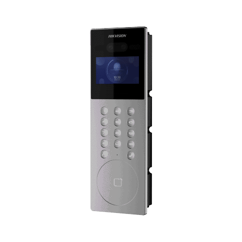 img6672large.png Panou exterior videointerfon TCP/IP pentru blocuri si spatii birouri, control acces integrat card si DETECTIE FACIALA  - HIKVISION DS-KD9203-E6 - imagine 3