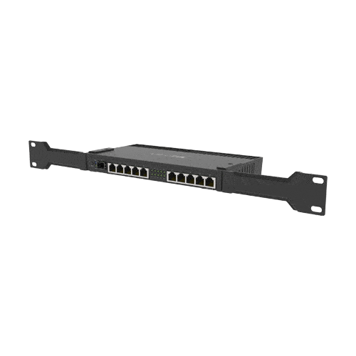 img6925large.gif Router 10 x Gigabit, 1 x SFP+ 10Gbps, 1 x PoE, RouterOS L5, 1U - Mikrotik RB4011iGS+RM - imagine 2