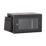 Rack perete 6U 19' 600x600, capacitate incarcare 80 Kg, negru - ASYTECH Networking ASY-6U-6060W - imagine 4