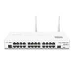Cloud Router Switch, 24 x Gigabit, 1 x SFP, RouterOS L5 - MikroTik CRS125-24G-1S-2HnD-IN