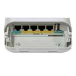 OmniTIK 5 PoE, 2 antene 7.5dBi 5GHz, 802.11an, 5 x LAN (4 x PoE), USB - MikroTik RBOmniTikUPA-5HnD - imagine 2