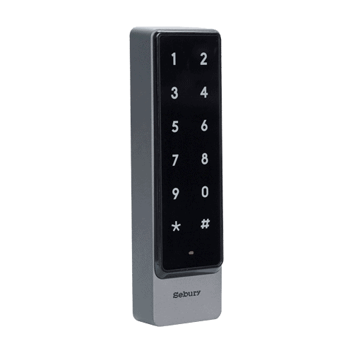 img9369large.png Controler stand-alone cu tastatura touch si cititor card EM 125kHz + Mifare 13.56MHz, carcasa antivandal - SEBURY SEB-sTouch2s - imagine 2