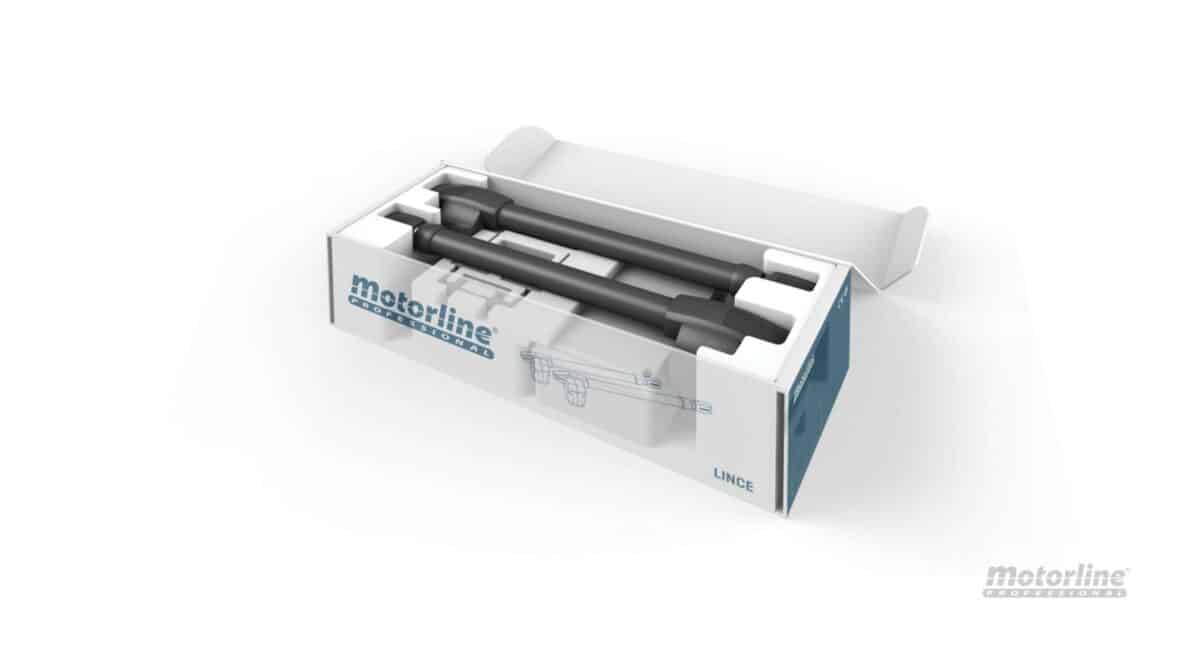 Kit automatizare poarta batanta 2x3m -MOTORLINE LINCE400-KIT - imagine 3