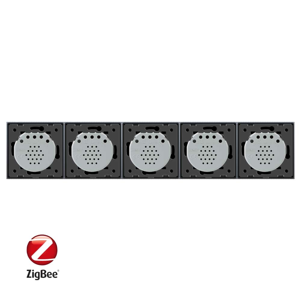 003-intrerupator-cu-touch-cu-5-intrerupatoare-simple-livolo-zigbee-bb-c7-5c1z-12-negru.jpg Intrerupator LIVOLO cu touch din sticla cu 5 intrerupatoare simple, Protocol ZigBee, Control de pe telefon, negru, BB-C7-5C1Z-12 - imagine 3