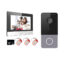 KIT videointerfon Smart pentru o familie, TCP/IP RJ45 + Wi-Fi 2.4Ghz, Card, Tag, monitor 7 inch negru, – HIKVISION DS-KIS603-P(B)