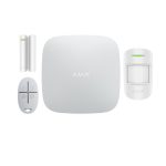 Kit alarma Smart StarterKit Wireless, Ethernet + 2xSIM 2G/3G/4G + Wi-Fi, Alb - AJAX StarterKit2P(W)