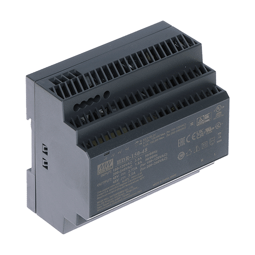 Sursa alimentare 48V DC, 3.2A, 150W, montaj sina DIN - HIKVISION DS-KAW150-4N