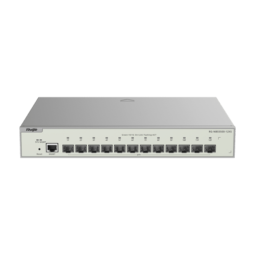 img24666large.png Switch 12 porturi SFP+ 10 Gbps, L3 Cloud Management - Ruijie RG-NBS5500-12XS - imagine 2