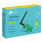Placa de retea Wi-Fi 4, 2.4 Ghz, 150Mbps, 2dBi, PCI Express - TP-LINK TL-WN781ND - imagine 2