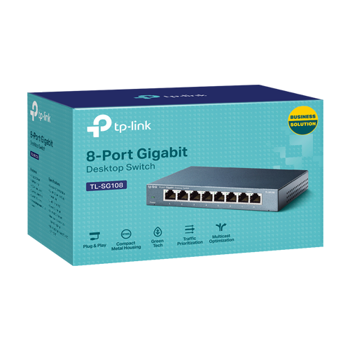img27984large.png Switch TL-SG108, 8 porturi RJ45 Gigabit, Unmanaged - TP-Link TL-SG108 - imagine 3