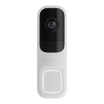 Sonerie video cu AI incorporata , senzor PIR si control prin aplicatie 4MP - AJAX Doorbell(W)