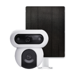 Camera IP PT Dual-Lens 4MP + panou solar 8W, Wi-Fi6, Baterie 10.400 mAh, Audio, IR 35M - EZVIZ CS-HB90/SP(2x4MP) - imagine 2