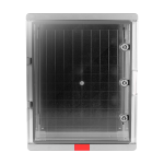 Cutie distributie IP67 din ABS gri, usa transparenta, placa metalica, 400x500x240 mm PS405024 - imagine 3