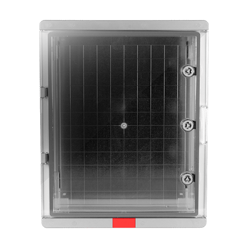 img31383large.png Cutie distributie IP67 din ABS gri, usa transparenta, placa metalica, 400x500x240 mm PS405024 - imagine 3