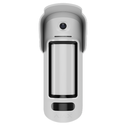 Detector de miscare PIR MotionCam Outdoor HighMount (PhOD), anti-masking, wireless, alb - AJAX MotionCamOutdoorHighMount(PhOD)(W)