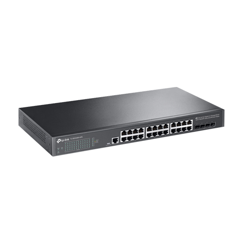 img31645large.png Switch 24 porturi RJ45 Gigabit, 4 x SFP+ 10G, Alimentare Baterie 12V, L2+ Management, 1U - TP-Link TL-SG3428X-UPS - imagine 3
