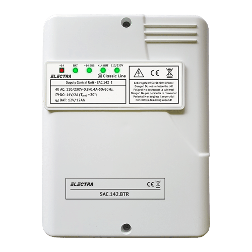 Sursa de alimentare in comutatie cu back-up SAC.142.BTR - ELECTRA SAC.142.BTR