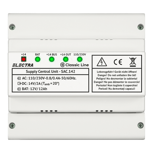 Sursa de alimentare in comutatie cu back-up SAC 142 - ELECTRA SAC.142