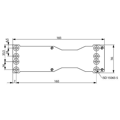 img31782large.png Placa montaj pentru DC200/DC300/DC500/DC700 - ASSA ABLOY DCA120-40 - imagine 2