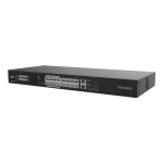 Switch 16 porturi PoE, 2 x Combo Uplink RJ45, Unmanaged - UNV NSW2020-16T2GC-POE-IN - imagine 3