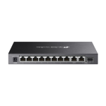 Switch 8 x RJ45 1G PoE, 1 x RJ45 1G, 1 x combo SFP/RJ45 1G, Buget PoE 123W, Unanaged - TP-Link Omada DS110GMP - imagine 2