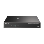 NVR 4K, 8 canale max. 8MP, 8 porturi PoE, Buget PoE 53W, Audio IN/OUT, 1 x SATA, 1U - TP-Link VIGI VIGINVR1008H-8P