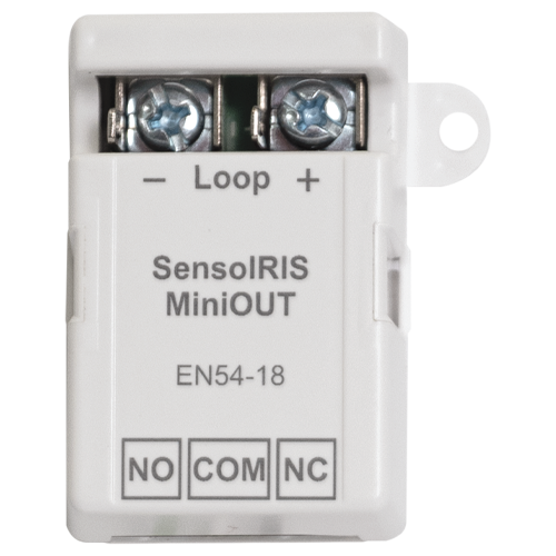 img33493large.png Modul compact cu o iesire de releu fara monitorizare, 24 V CA, EN54-18 - TELETEK SensoIRIS-MiniOUT - imagine 2