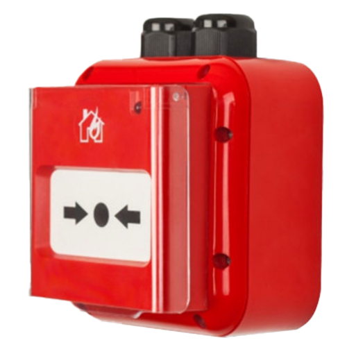 img34137large.png Buton de incendiu conventional de exterior, capac protectie, IP67, EN 54-11 - TELETEK SensoMAG-MCP50IP67 - imagine 2