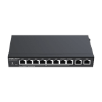 Router 8 x RJ45 1G PoE, 2 x RJ45 1G, Buget PoE 110W, Multi-WAN, Cloud Management - Ruijie RG-EG310GH-P-E