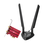 Adaptor PCI-E Bluetooth 5.3, Wi-Fi 6E, AXE5400 Tri-Band, 2 x Antene High-Gain - TP-Link ArcherTXE75E