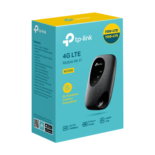 img34189large.png Router portabil 4G, Wi-Fi 4, SIM, Baterie 2000 mAh - TP-Link M7200 - imagine 3