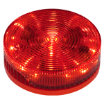 Sirena conventionala de interior rosie cu flash, 92/100 db, 2 tonuri evacuare/alarma - TELETEK SF100RSST