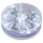 Sirena conventionala de interior alba cu flash, 92/100 db, 2 tonuri evacuare/alarma - TELETEK SF100WSST