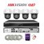 KIT 4 Camere video complet Plug&Play PT IP PoE, Auto-Tracking, AcuSense, 4MP, 2.8mm, Mic, Difuzor, IR si ColorVu 30M, NVR PoE, HDD 1TB,Cablu, HIKVISION – KIT4CHAHIPAPTPP-4A28WG-WDT1