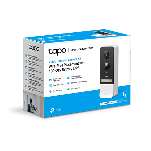 img30627large.png Sonerie video inteligenta TP-Link Tapo Tapo D230S1 - TP-LINK TapoD230S1 - imagine 3