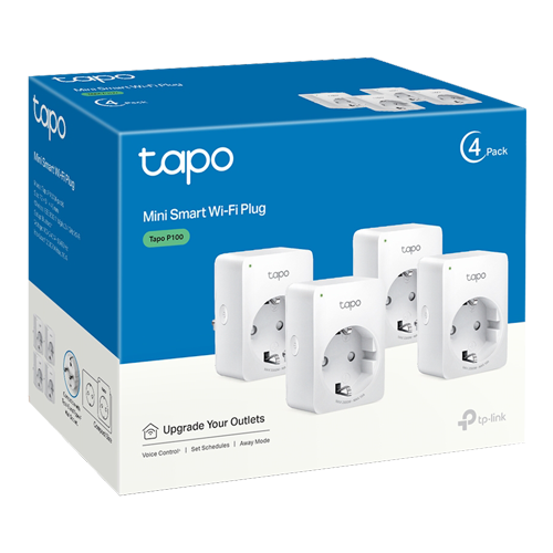 img34101large.png Pachet 4 prize smart, Wi-Fi, 10A, control vocal - TP-Link Tapo TapoP100(4-pack) - imagine 2