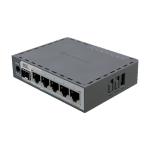 Router hEX, 5 porturi RJ45 Gigabit, 1 x SFP 2.5G, 1 x PoE Out, USB, PoE In - MikroTik E60iUGS - imagine 2