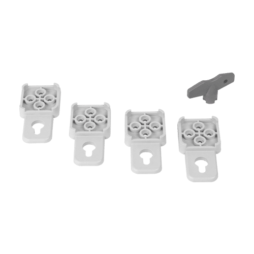 img36928large.png Cutie distributie IP67 din ABS gri, usa mata, placa metalica, 300x400x220 mm PD304022 - imagine 4