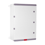 Cutie distributie IP67 din ABS gri, usa mata, placa metalica, 400x500x240 mm PD405024